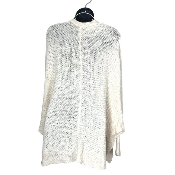 Free People Oversized Lagenlook Cream Cardigan 84% Cotton 16% Rayon Size XS - Picture 6 of 8